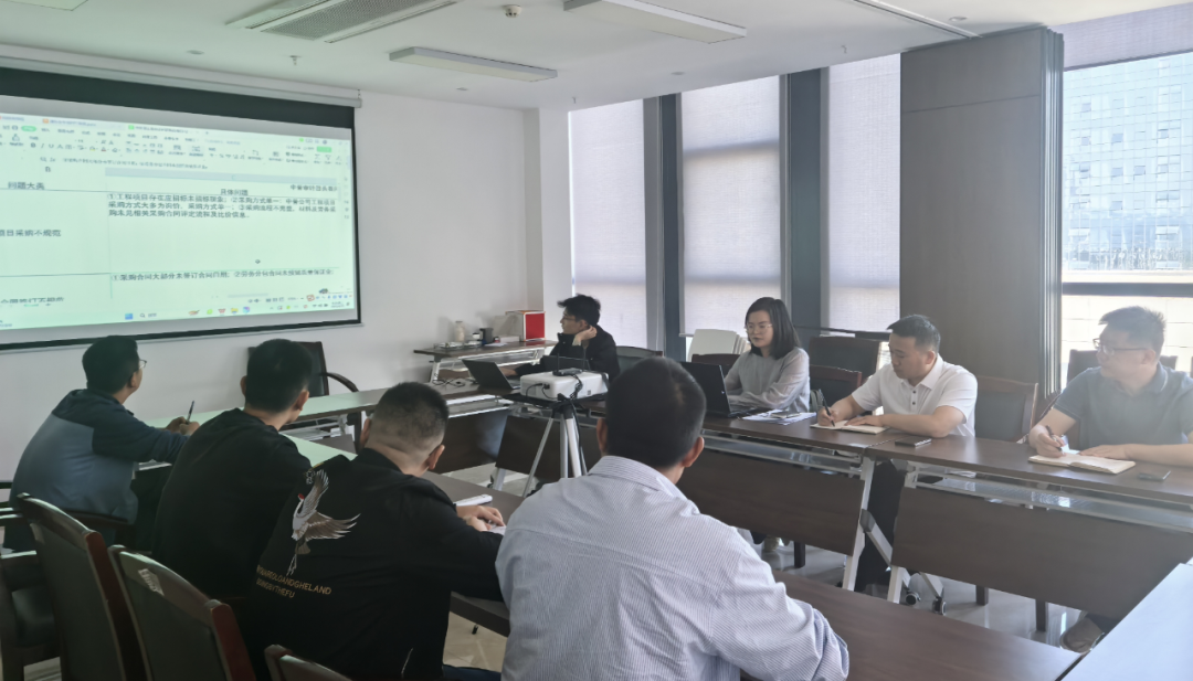 筑牢工程风险防线 夯实项目管理基础——濂科公司联合中誉公司开展审计整改专题培训